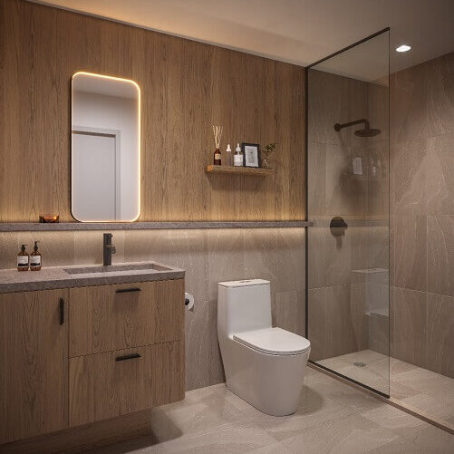 AKRA-Bathroom AKRA Living Condos, COMING SOON TO YONGE AND EGLINTON